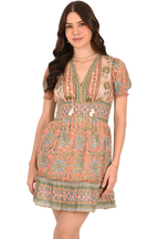 Embroidered Lyla Mini Dress