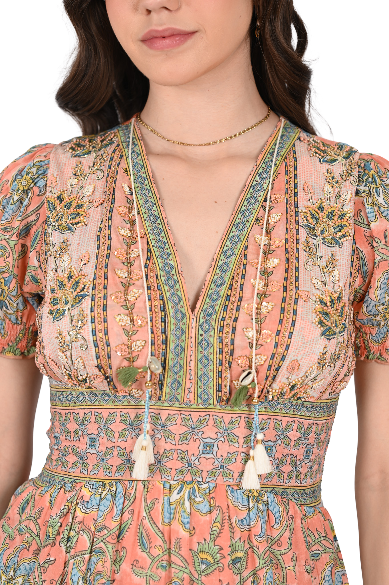 Embroidered Lyla Mini Dress