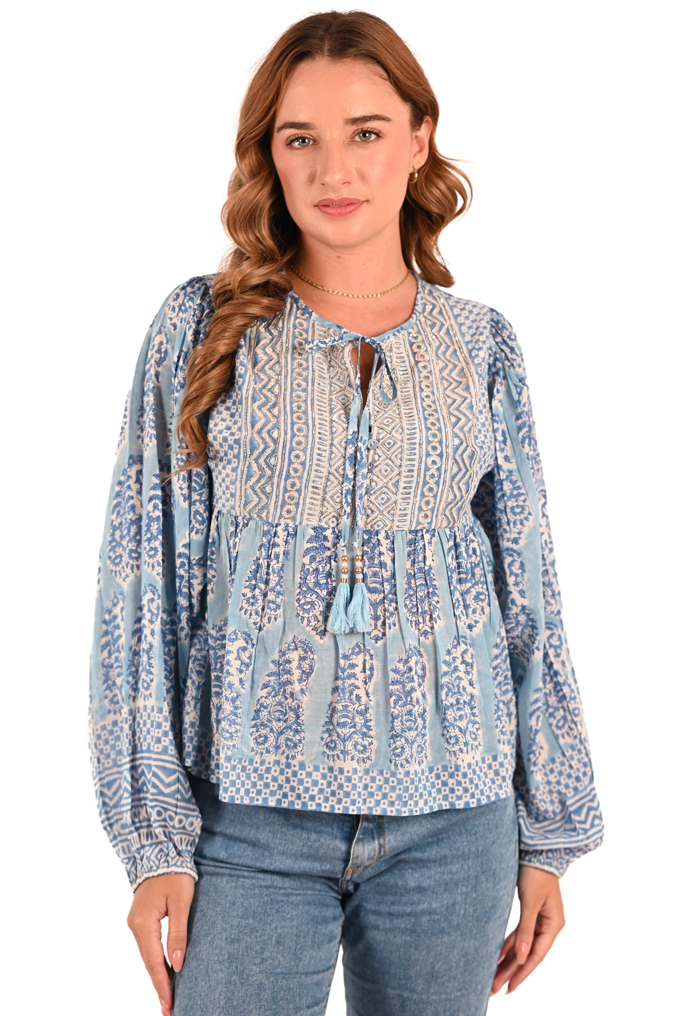 Embroidered Melia Top