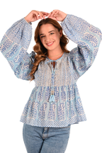 Embroidered Melia Top