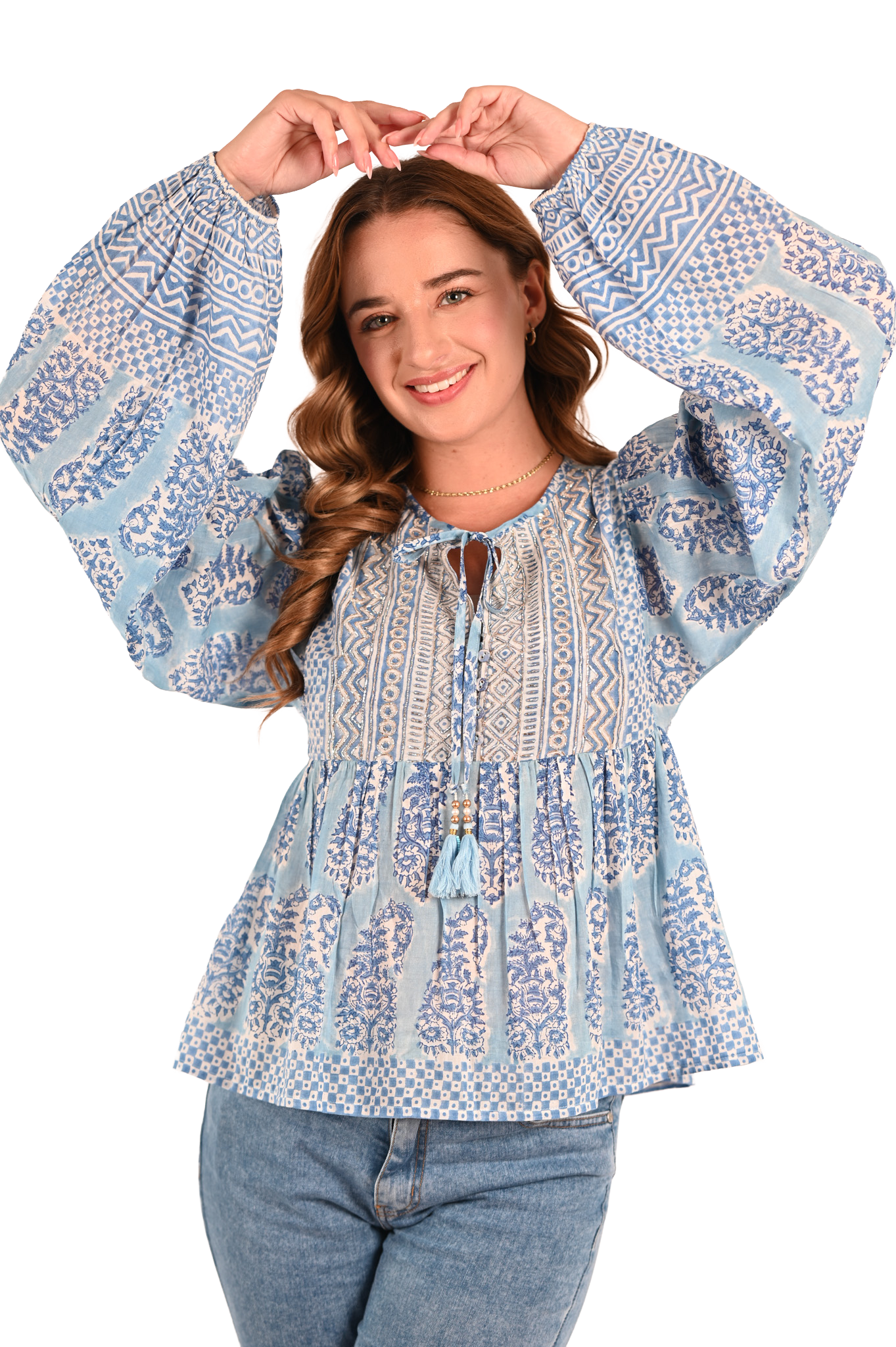 Embroidered Melia Top