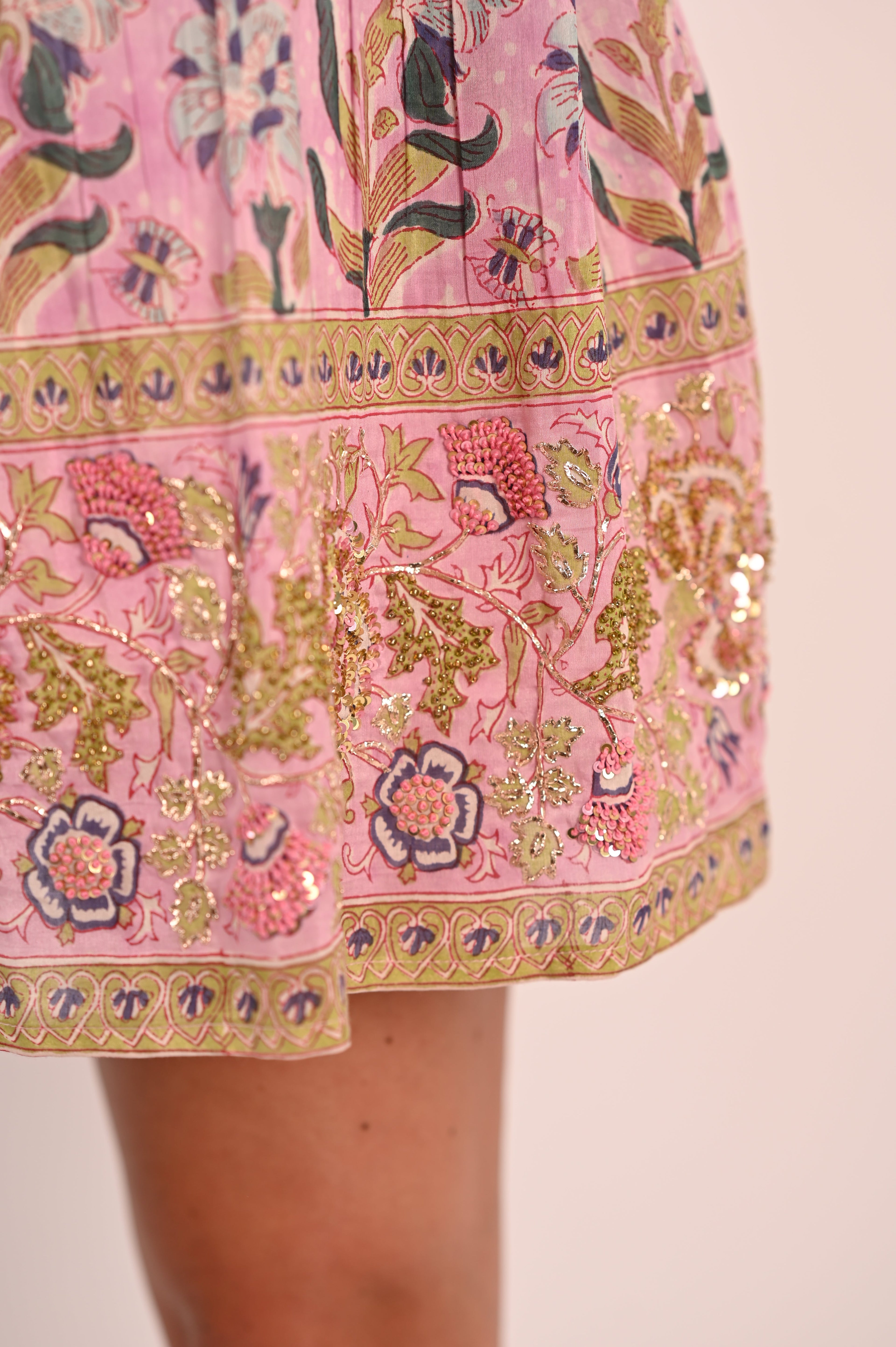 Embroidered Riva Mini Dress