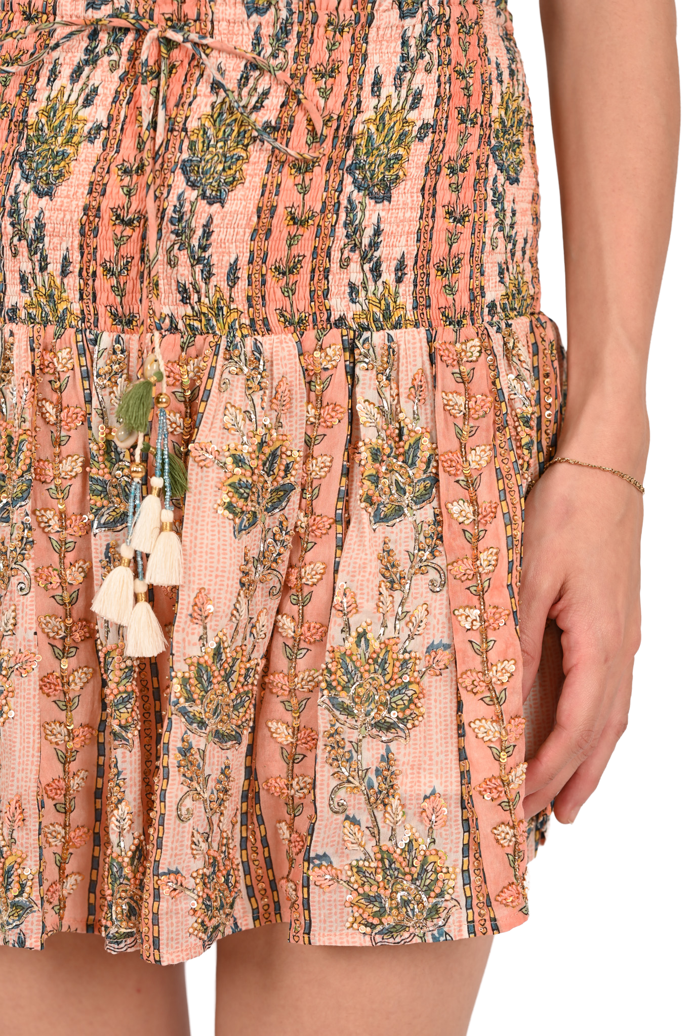Embroidered Rivia Mini Skirt