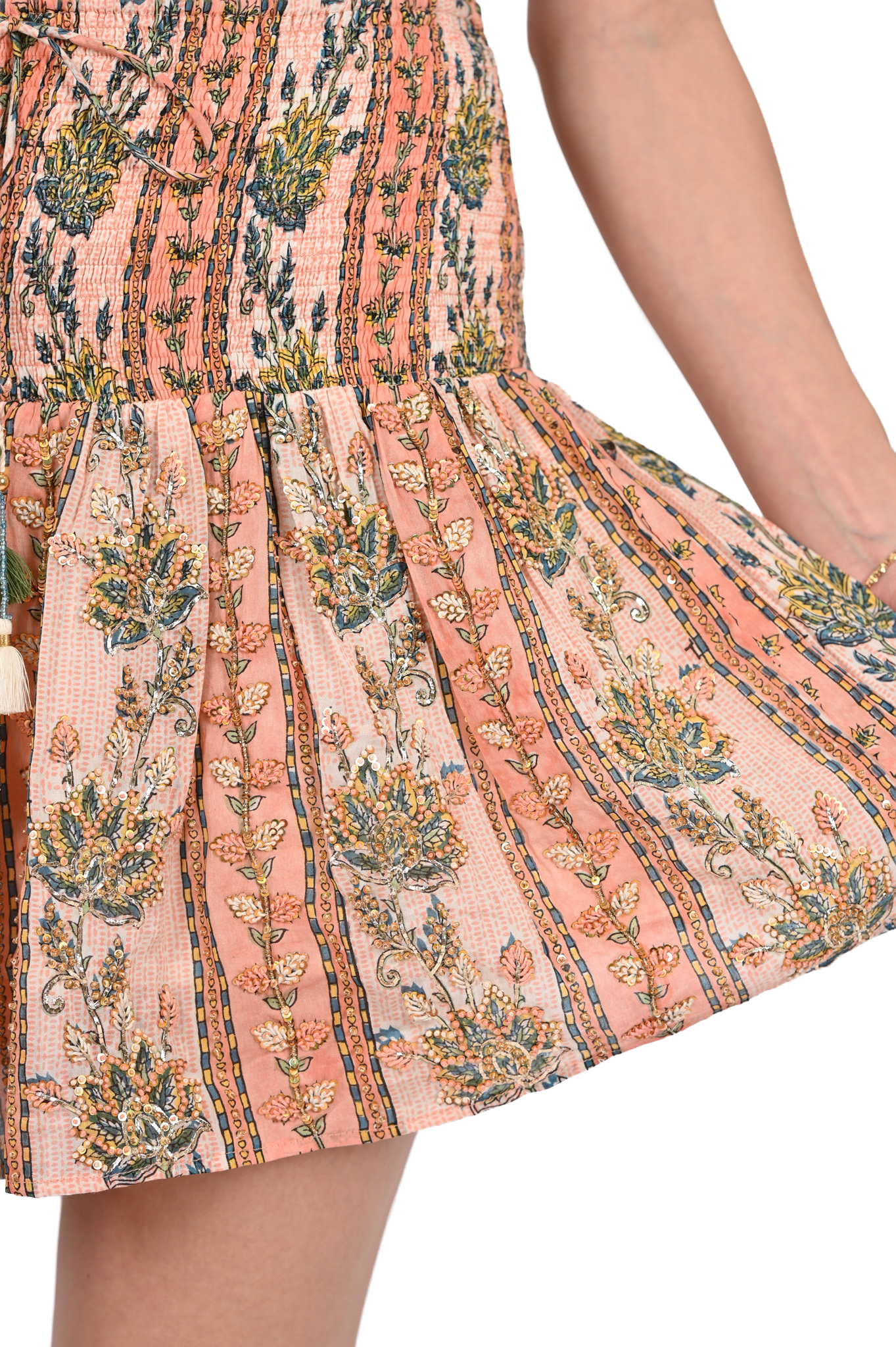 Embroidered Rivia Mini Skirt