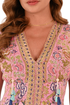 Embroidered Lyla Maxi Dress