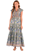 Embroidered Kate Maxi Dress