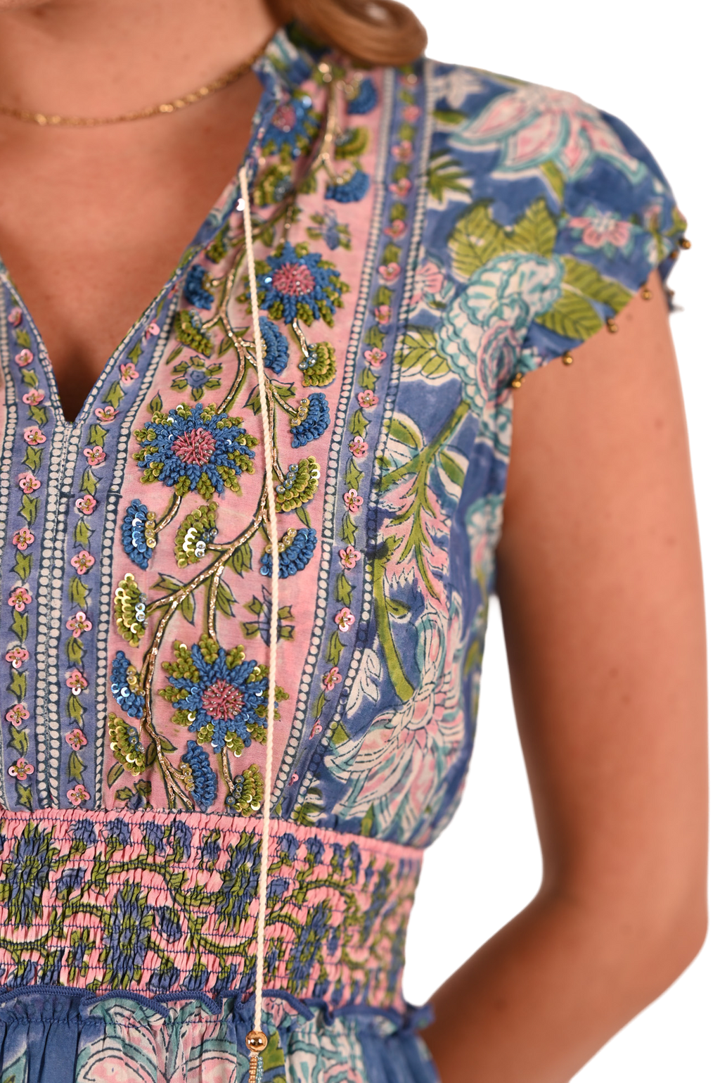Embroidered Kat Mini Dress