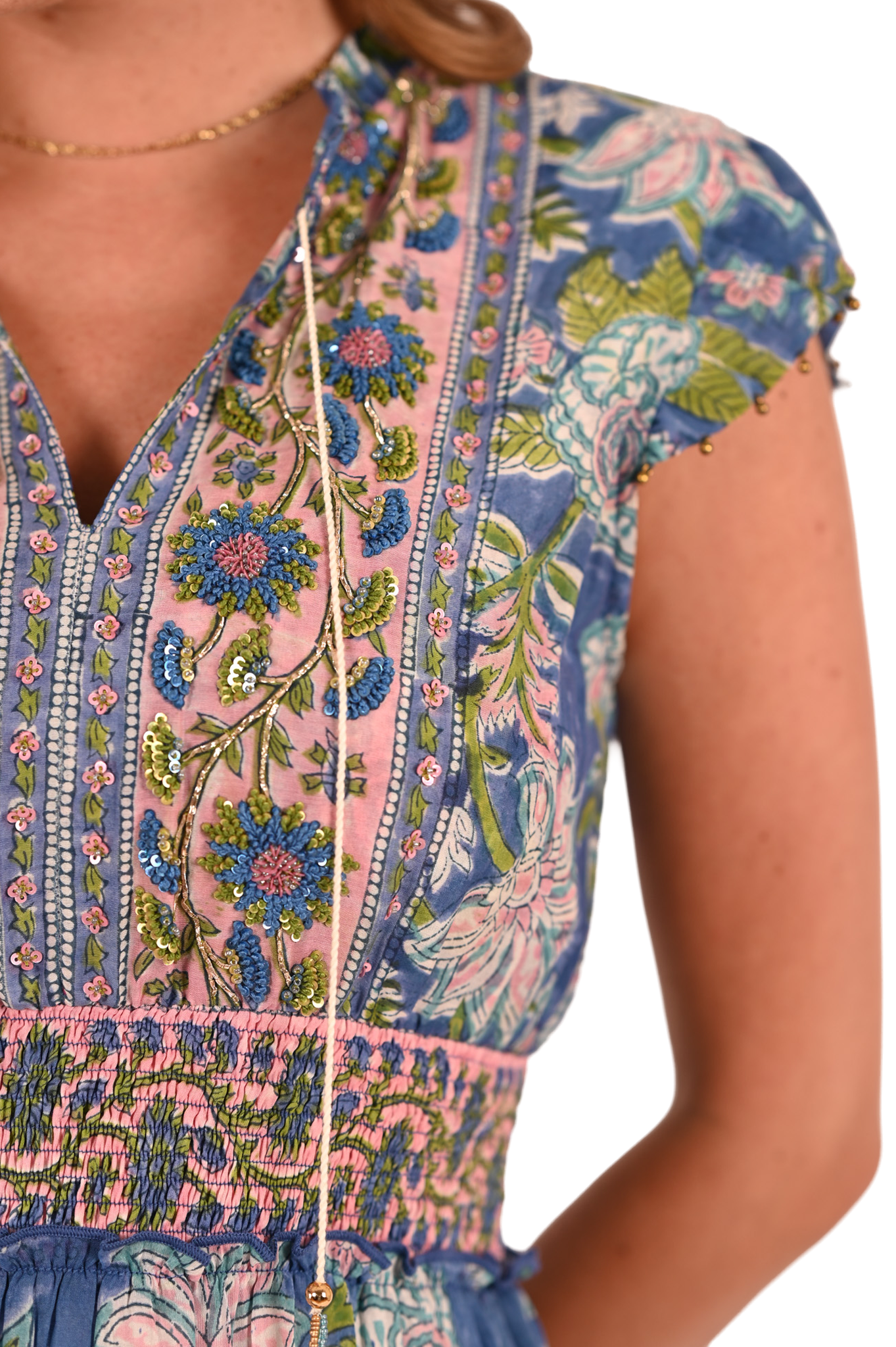 Embroidered Kat Mini Dress