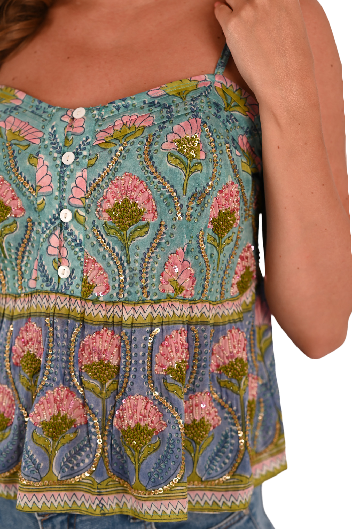 Embroidered Paige Top