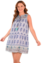 Embroidered Riva Mini Dress